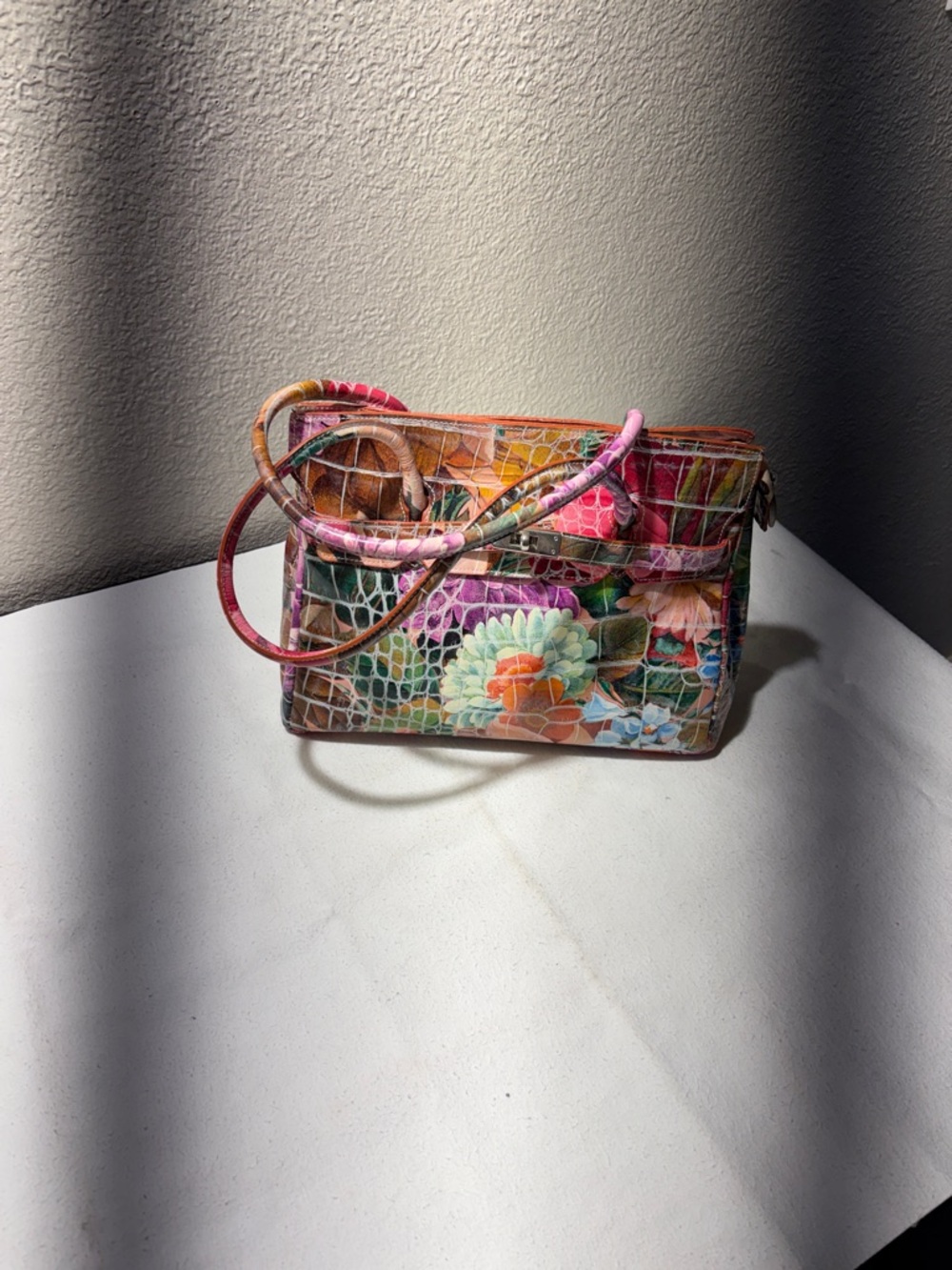 Casal Multicolor Floral Embossed Crossbody Bag - Women
